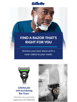 Gillette - How do you find a razor perfect for you?