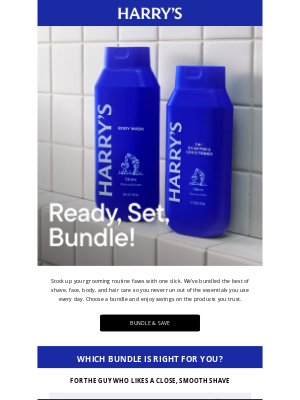 Harry's - An easy way to stock and save