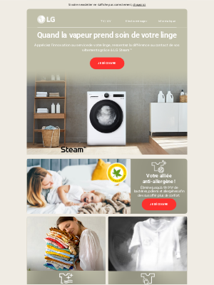 LG (France) - 💨 Un souffle de vapeur, une révolution dans votre quotidien 🏠