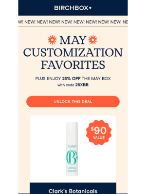 Birchbox USA - 🌟Just Dropped: Your May Customization Favorites Await!