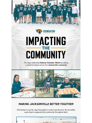 Jags Impacting the Community!