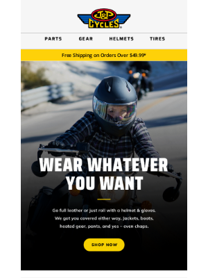 J&P Cycles - You Don’t Have To Wear Chaps