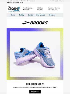 Zappos - Brooks Running Shoes for Every Mile