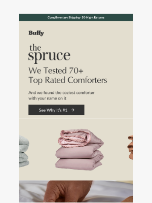 Buffy - The Spruce tested 70 Comforters...