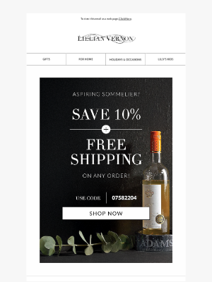 Lillian Vernon - Love wine? You’ll love these! Save 10% + free shipping