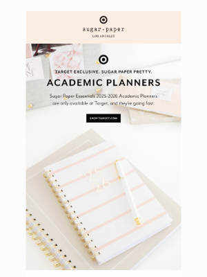 Sugar Paper - 🎯 New Academic Planners + Pretty Extras