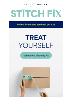 Stitch Fix - 🥳 Your birthday is coming up