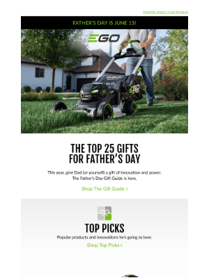 EGO - Top 25 gifts for Father’s Day