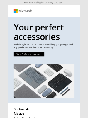 Microsoft - Tech accessories perfect for you