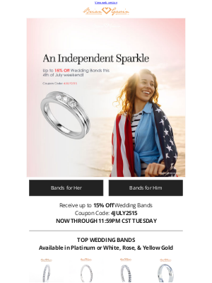 Brian Gavin Diamonds - 15% Off Bands - An Independent Sparkle