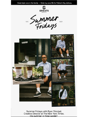 Greats - Summer Friday Starts with a Great Pair