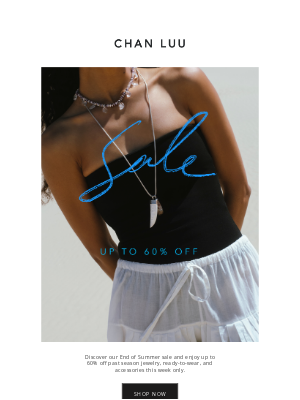 chanluu.com - The End of Summer Sale
