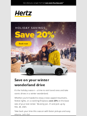 Hertz - 🌟 Save 20% for the holidays