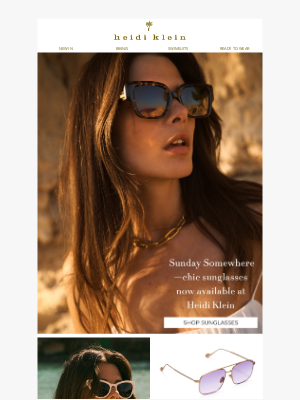 Heidi Klein (United Kingdom) - Just Landed | Sunday Somewhere Sunglasses