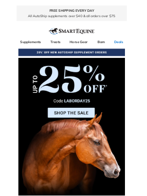 SmartPak Equine - Up to 25% OFF Start Right Now