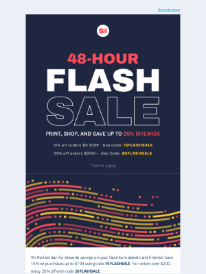 Shapeways - 🔈Last day: 48-Hour FLASH SALE - up to 20% off sitewide!