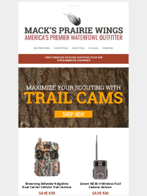 Mack's Prairie Wings - Make the most of your scouting with Trail Cams!