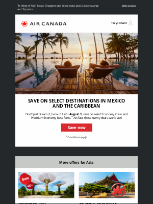 Air Canada - Ready to book your next trip for less?