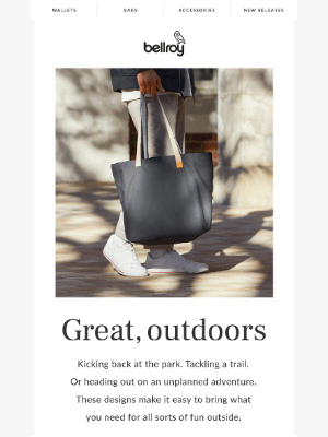 Bellroy - Ahh, fresh air…