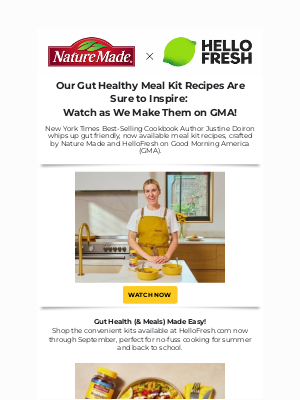 Nature Made - 🥘🌅 Did You Miss Our Gut Healthy Cooking Segment on Good Morning America?
