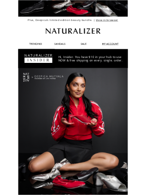 Naturalizer - Made for power moves: Deepica Mutyala’s new collab
