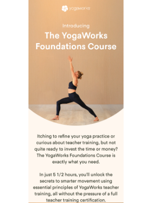 YogaWorks - 🏷️ Teacher training without the price tag