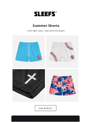 Sleefs - Summer Shorts - Fresh Mesh Looks ☀️