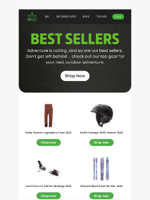 evo - Best Sellers Just For You