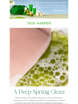 Tata Harper Skincare - Good Things Come in Pairs 💚