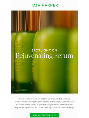 Tata Harper Skincare - Spotlight on Rejuvenating Serum 🔦