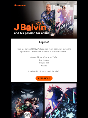 Crunchyroll - 🔥 J Balvin in Legend Mode: These Are His Favorite Anime