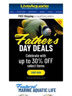 LiveAquaria - 🎁 Father’s Day savings are wrapping up