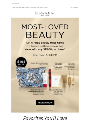 Elizabeth Arden USA - Unlock Your 6-Piece Gift – Our Bestsellers Await!