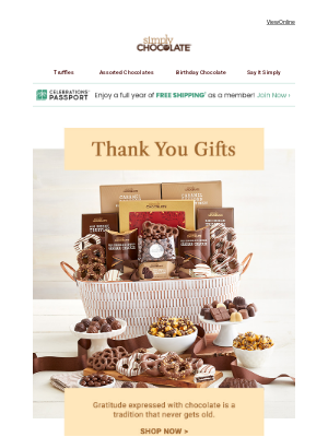Simply Chocolate - Celebrate kindness with the taste of joy.