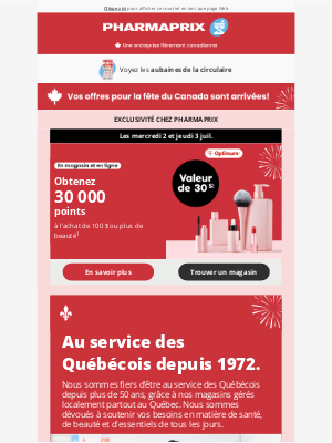 Pharmaprix (Canada-French) - Les meilleurs achats beauté de la semaine = 30 $ en points! 💅🏼