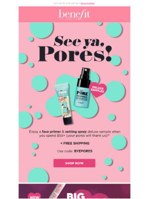 Benefit Cosmetics - The *chef's kiss* duo for your pores