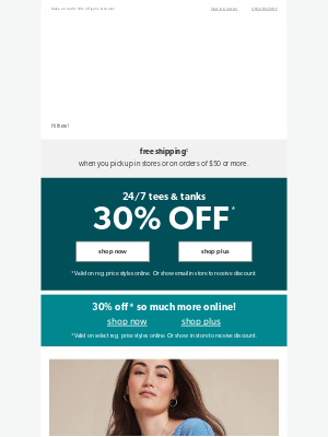 Maurices - 30% off new 24/7 stunners ✨