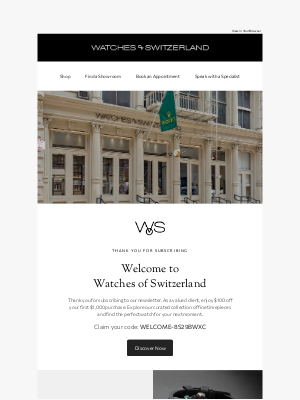 Watches Of Switzerland - Welcome to Watches of Switzerland – A Timeless Invitation