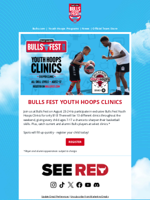 Chicago Bulls - JUST ADDED: Bulls Fest Youth Hoops Clinics