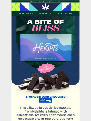 🍫Live Rosin Dark Chocolate from Heights!🍫