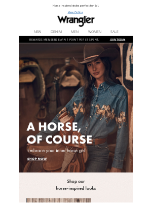 Wrangler - Giddy up cowgirls 🐎