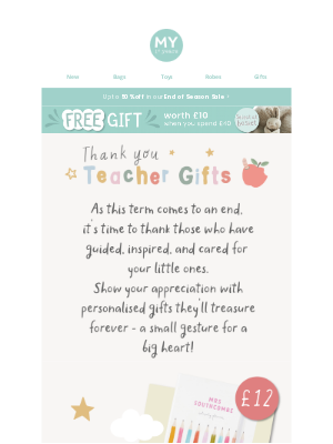 My 1st Years (United Kingdom) - Treats for teachers 🍎 Up to 50% off SALE 🙌