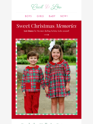 Smocked Threads by Cecil and Lou - 🎁 Last Chance to Unwrap This Holiday Collection!