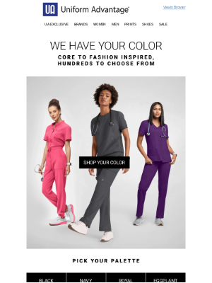 Uniform Advantage - Hey Horace, find your color match 🎨