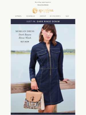 Spartina 449 - Key Look: Dark Rinse Denim