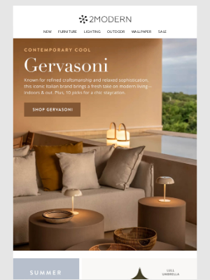 2Modern - New Name to Know Now, Gervasoni