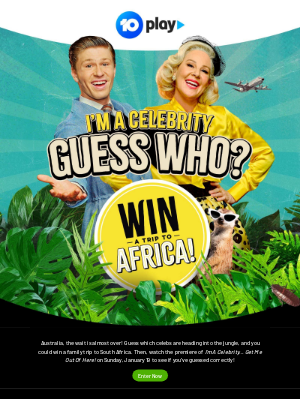 Channel 10 (Australia) - Antonio, Guess Which Celebs Are Heading Into The Jungle!