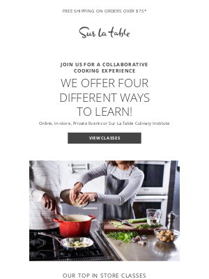 Sur La Table - Put your cooking dreams on the front burner