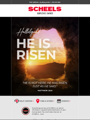 SCHEELS - He Is Risen!