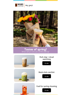 Biggby Coffee - Your Spring Pairing Guide!🌷☀️